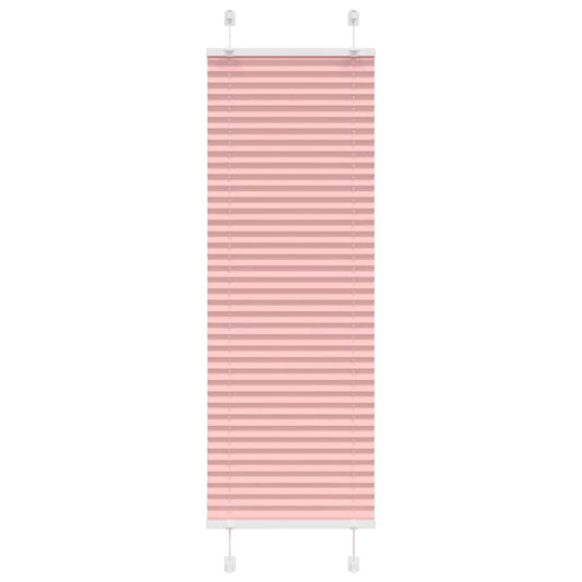 Pleated Blind Pink 45x100 cm Fabric Width 44.4 cm Polyester