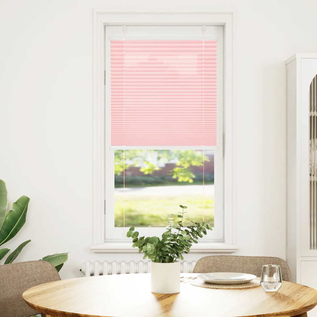 Pleated Blind Pink 55x100 cm Fabric width 54.4 cm Polyester