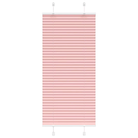 Store plissé rose 60x100 cm largeur tissu 59,4 cm polyester