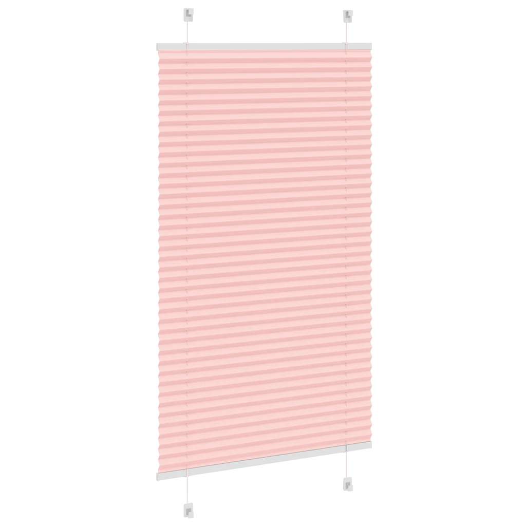 Store plissé rose 70x100 cm Largeur du tissu 69,4 cm Polyester