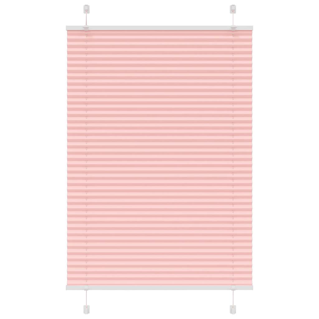 Store plissé rose 90x100 cm Largeur du tissu 89,4 cm Polyester