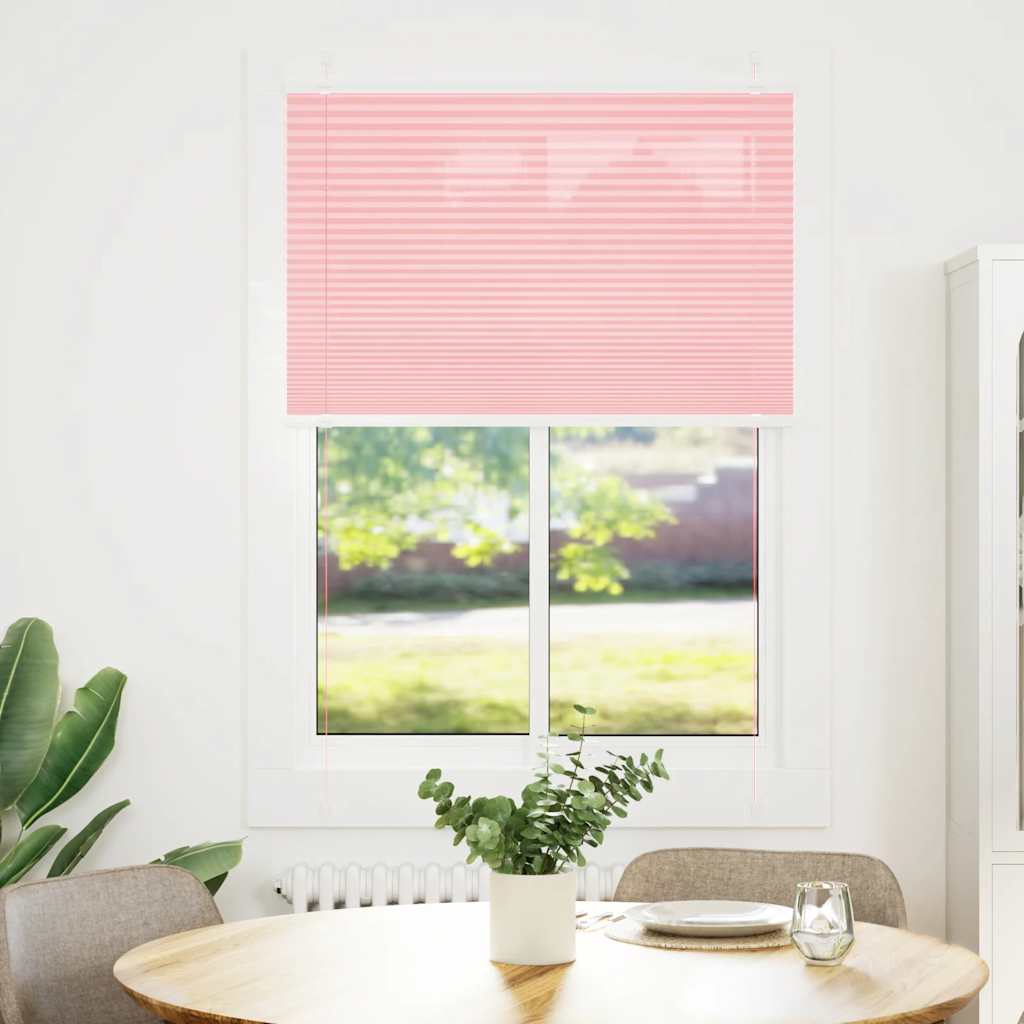 Store plissé rose 90x100 cm Largeur du tissu 89,4 cm Polyester