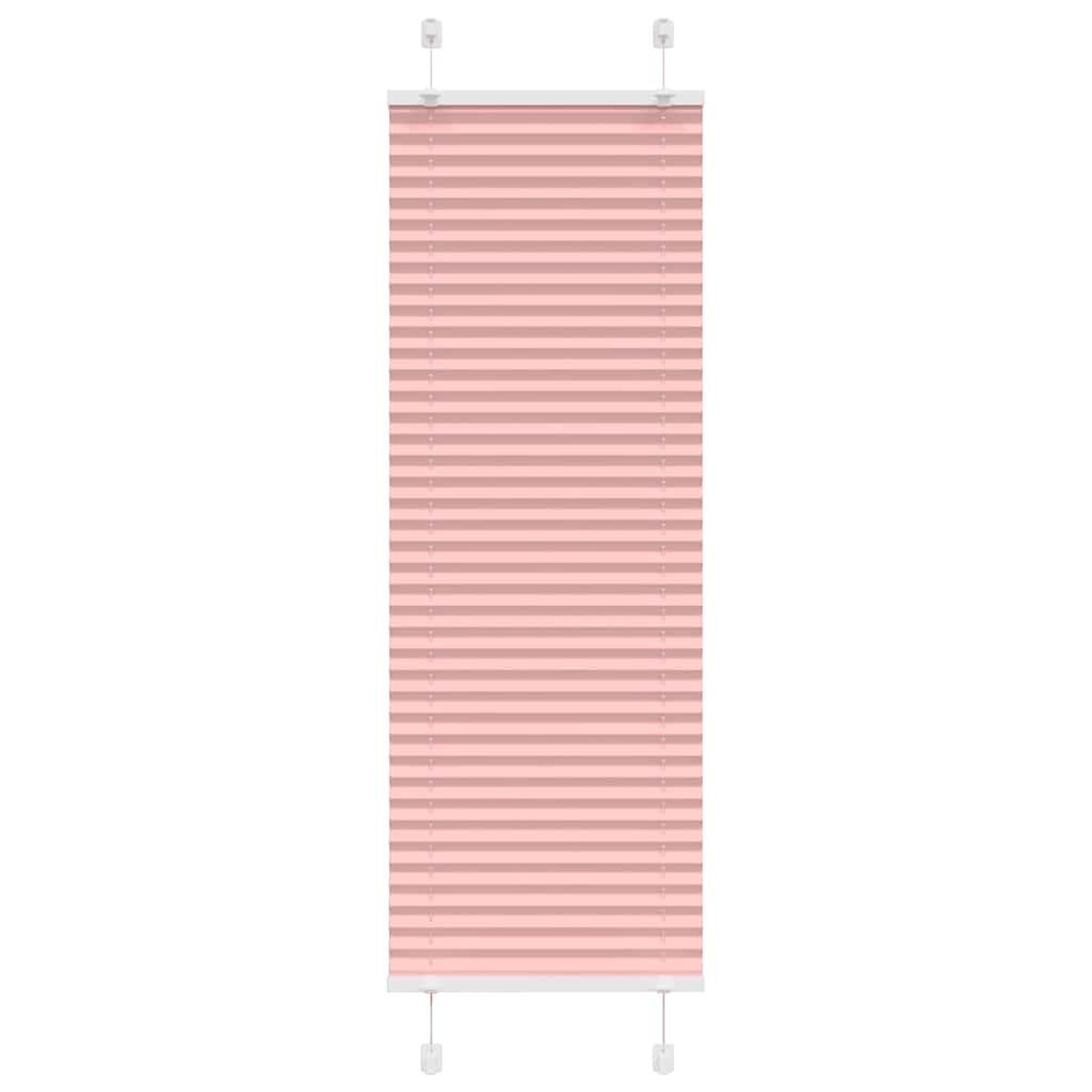 Plissé rose 45x150 cm largeur du tissu 44,4 cm polyester