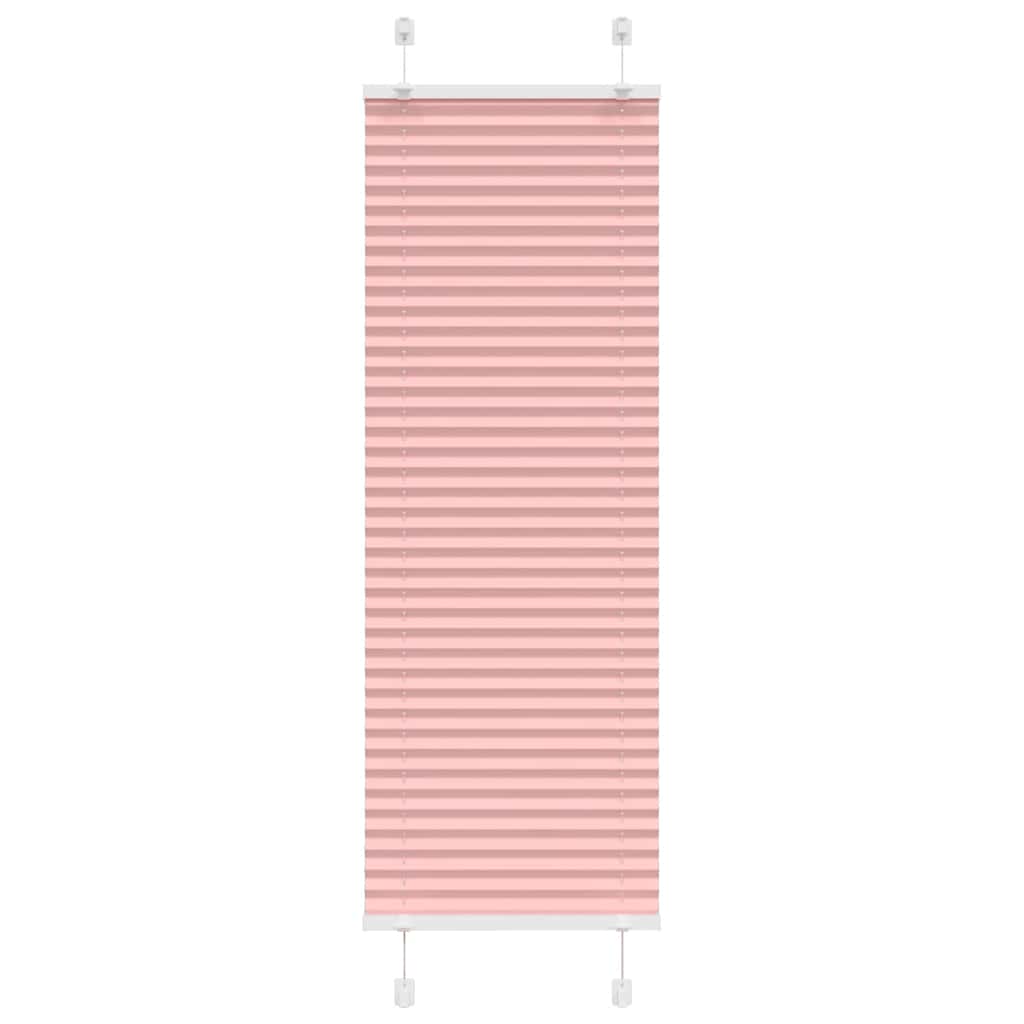Store plissé rose 50x150 cm, largeur de tissu 49,4 cm, polyester