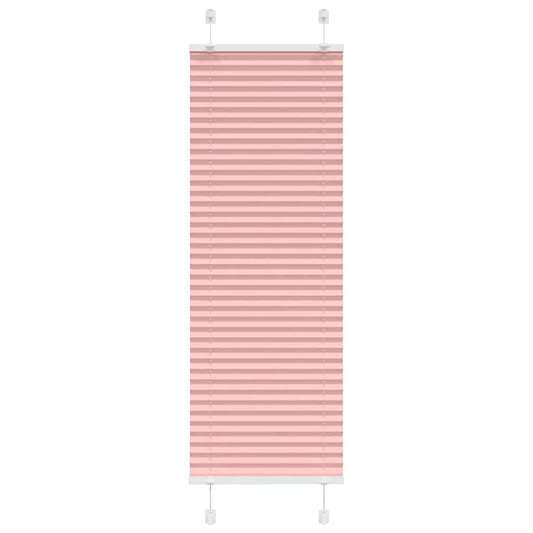 Store plissé rose 50x150 cm, largeur de tissu 49,4 cm, polyester