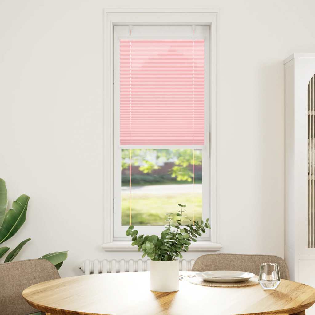 Store plissé rose 50x150 cm, largeur de tissu 49,4 cm, polyester