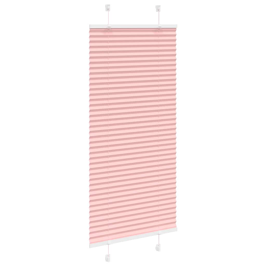 Store plissé rose 65x150 cm Largeur du tissu 64,4 cm Polyester