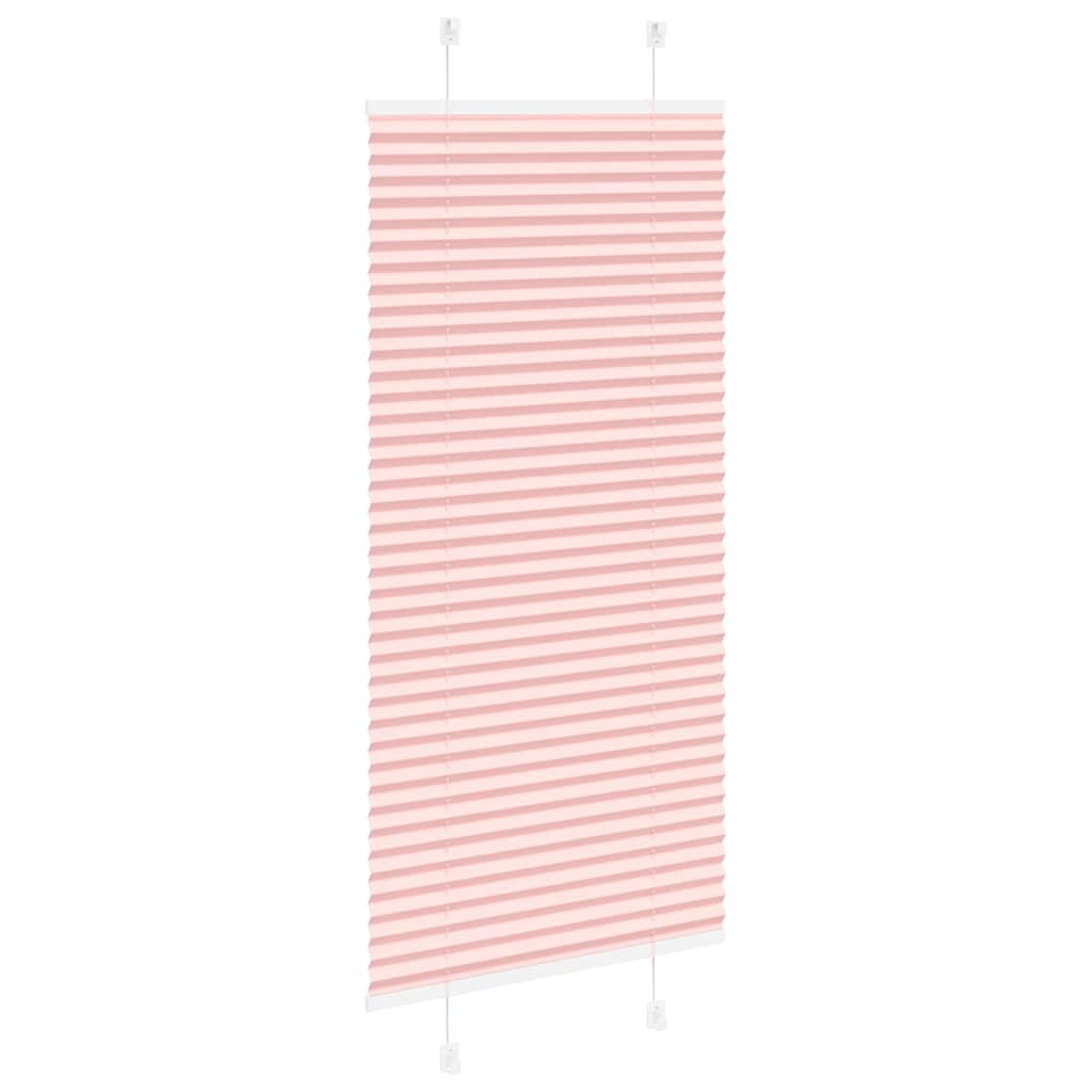 Store plissé rose 65x150 cm Largeur du tissu 64,4 cm Polyester