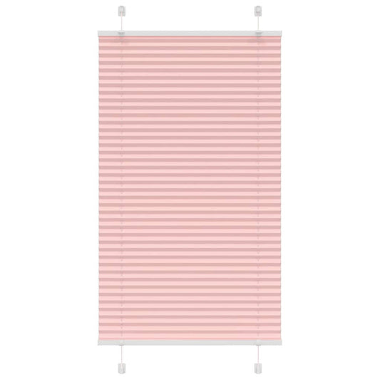 Pleated Blind Pink 70x150 cm Fabric Width 69.4 cm Polyester