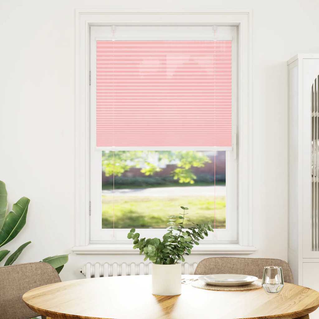Plissé rose 75x150 cm Largeur tissu 74,4 cm Polyester