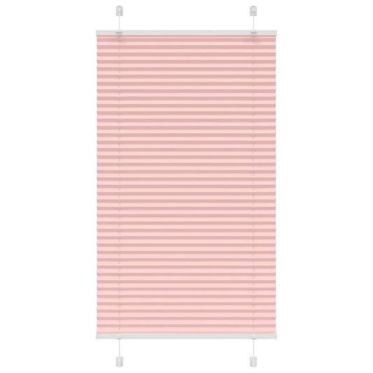 Store plissé rose 80x150 cm largeur du tissu 79,4 cm polyester