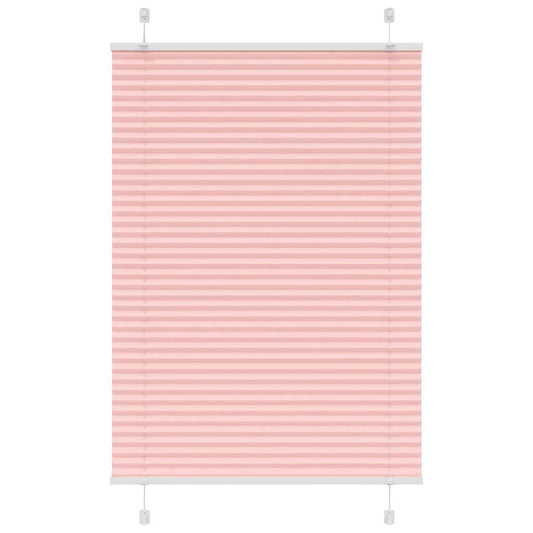 Store plissé rose 85x150 cm largeur du tissu 84,4 cm polyester