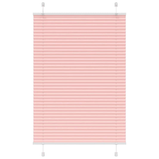 Store plissé rose 90x150 cm largeur du tissu 89,4 cm polyester