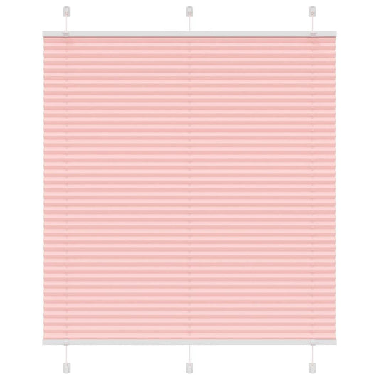 Store plissé rose 115x150 cm largeur du tissu 114,4 cm polyester