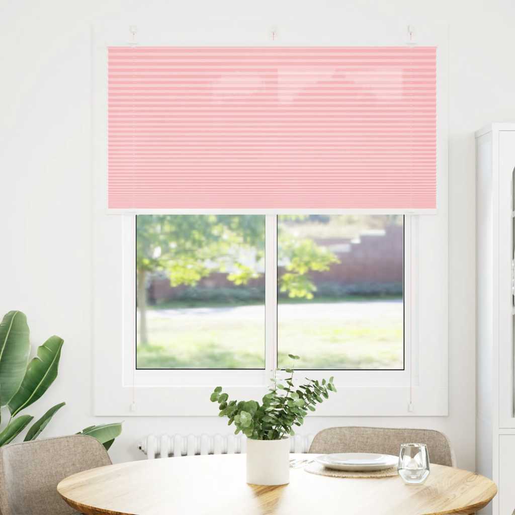 Store plissé rose 120x150 cm Largeur tissu 119,4 cm Polyester