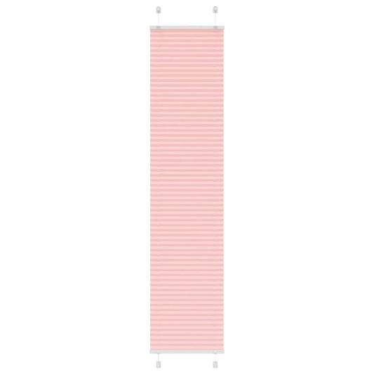 Pleated Blind Pink 45x200 cm Fabric Width 44.4 cm Polyester