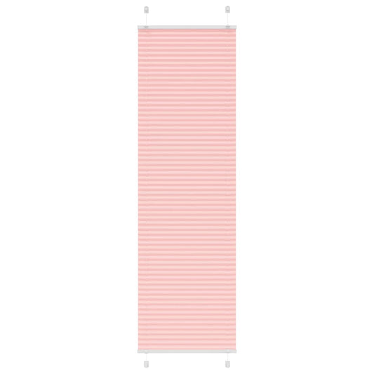 Store plissé rose 60x200 cm largeur tissu 59,4 cm polyester