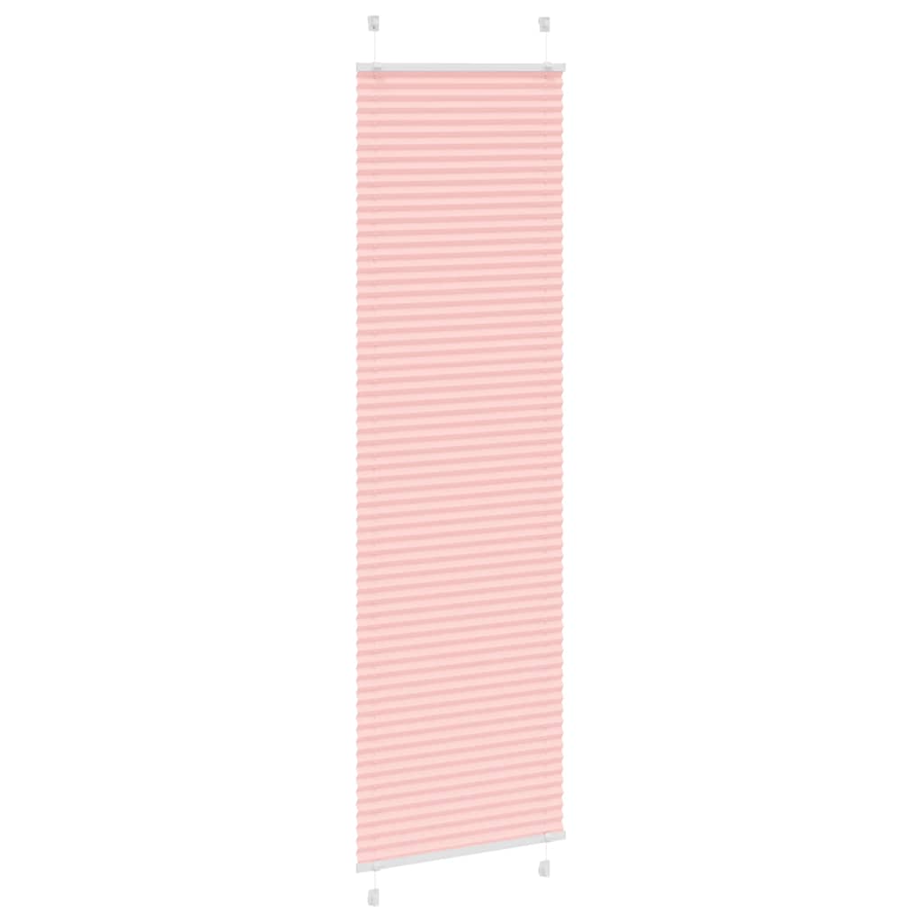 Store plissé rose 60x200 cm largeur tissu 59,4 cm polyester