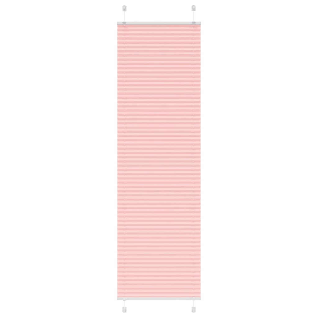 Store plissé Rose 65x200 cm largeur tissu 64,4 cm Polyester