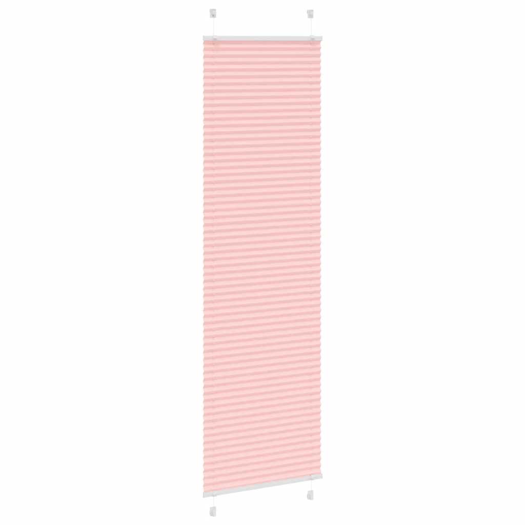 Store plissé Rose 65x200 cm largeur tissu 64,4 cm Polyester