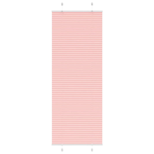 Pleated Blind Pink 80x200 cm Fabric width 79.4 cm Polyester