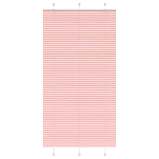 Store plissé rose 105x200 cm Largeur du tissu 104,4 cm Polyester