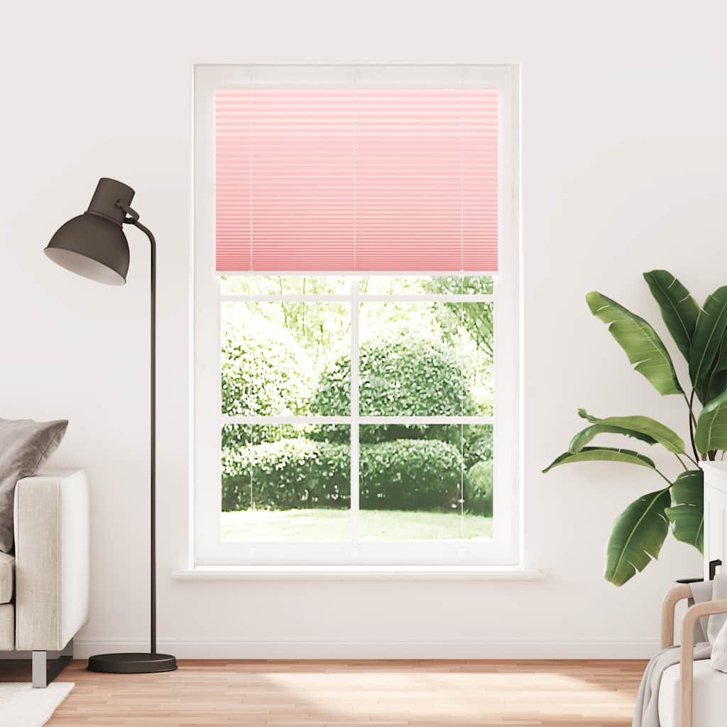 Store plissé rose 120x200 cm Largeur du tissu 119,4 cm Polyester