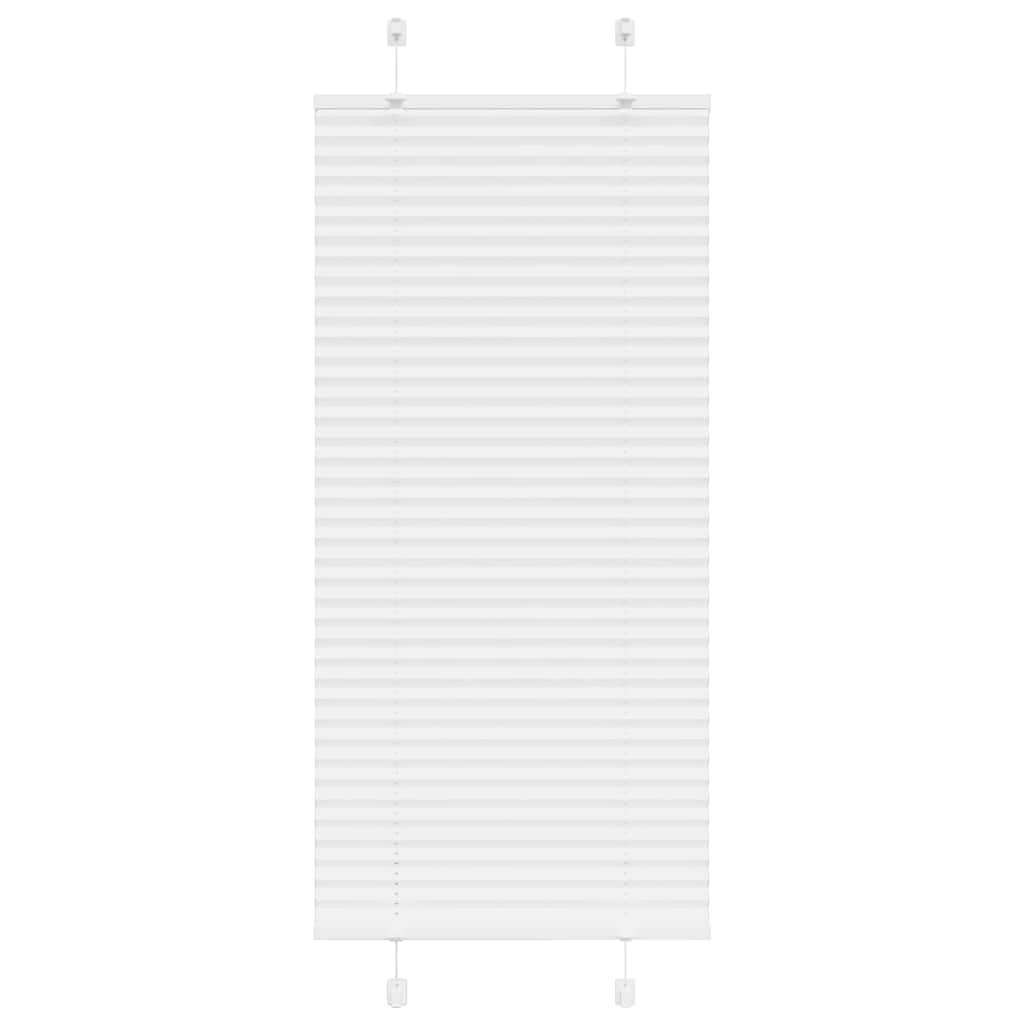 Store plissé blanc 60x100 cm largeur du tissu 59,4 cm polyester