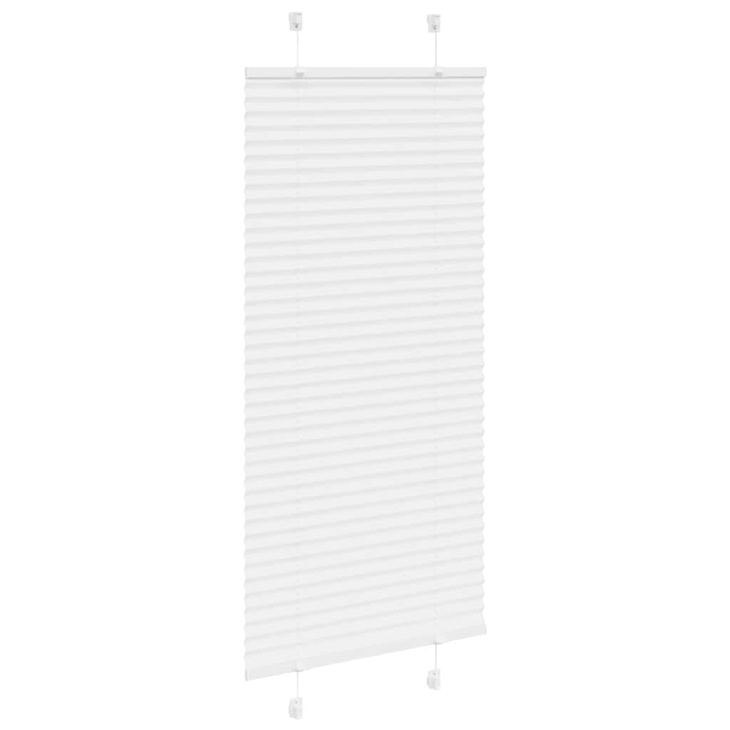Store plissé blanc 60x100 cm largeur du tissu 59,4 cm polyester