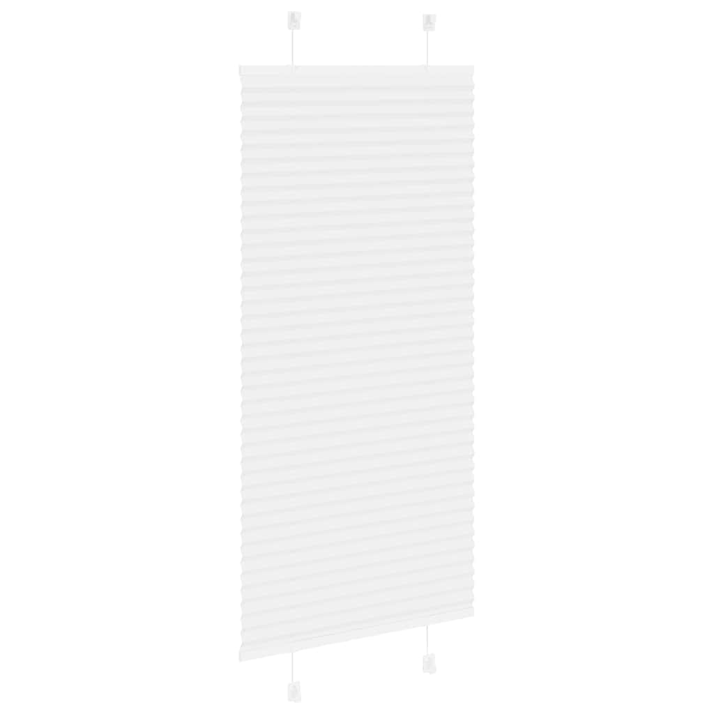 Store plissé blanc 60x100 cm largeur du tissu 59,4 cm polyester
