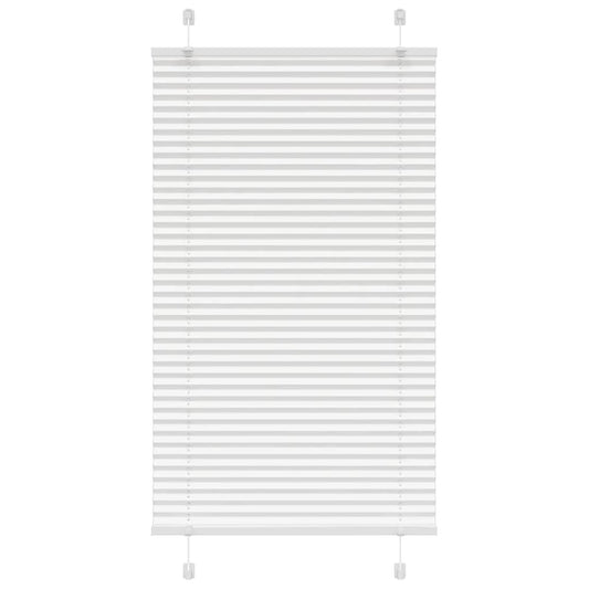 Store plissé blanc 80x100 cm largeur du tissu 79,4 cm polyester
