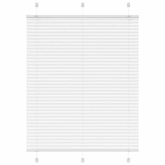 Store plissé blanc 105x100 cm Largeur tissu 104,4 cm Polyester