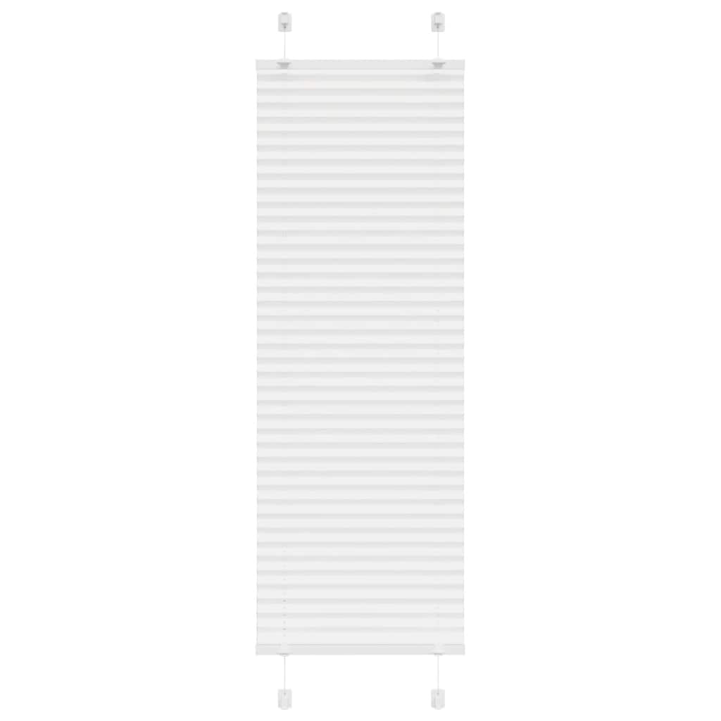 Store plissé blanc 40x150 cm Largeur du tissu 39,4 cm Polyester