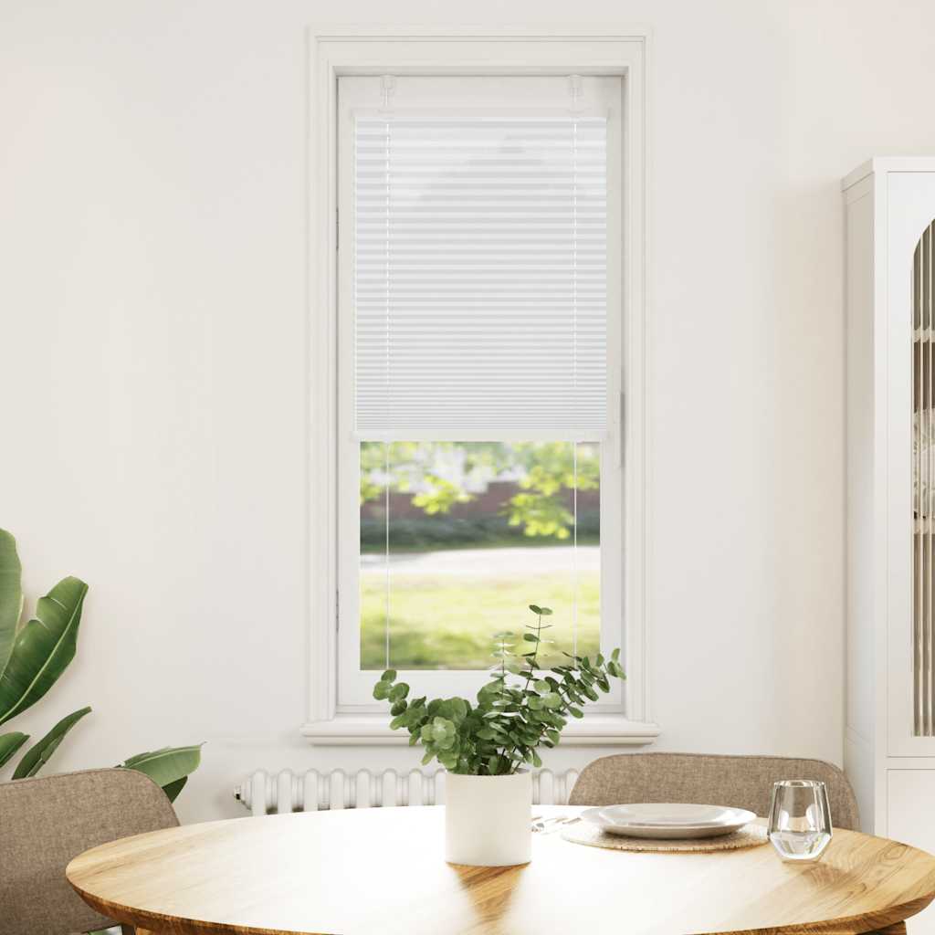 Plissé blanc 50x150 cm largeur du tissu 49,4 cm polyester