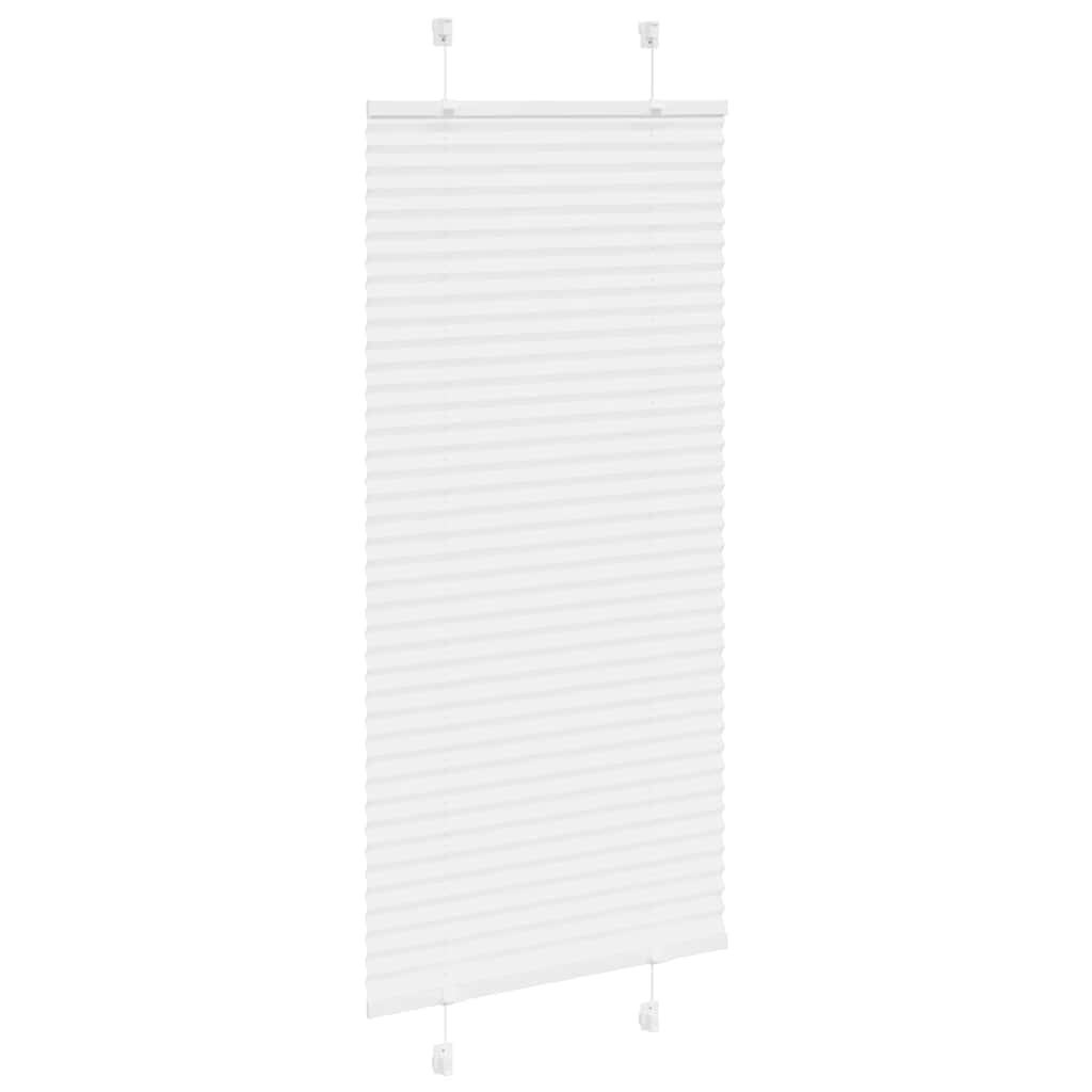 Plissee Weiß 60x150 cm Stoffbreite 59,4 cm Polyester