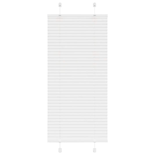 Store plissé blanc 65x150 cm largeur du tissu 64,4 cm polyester