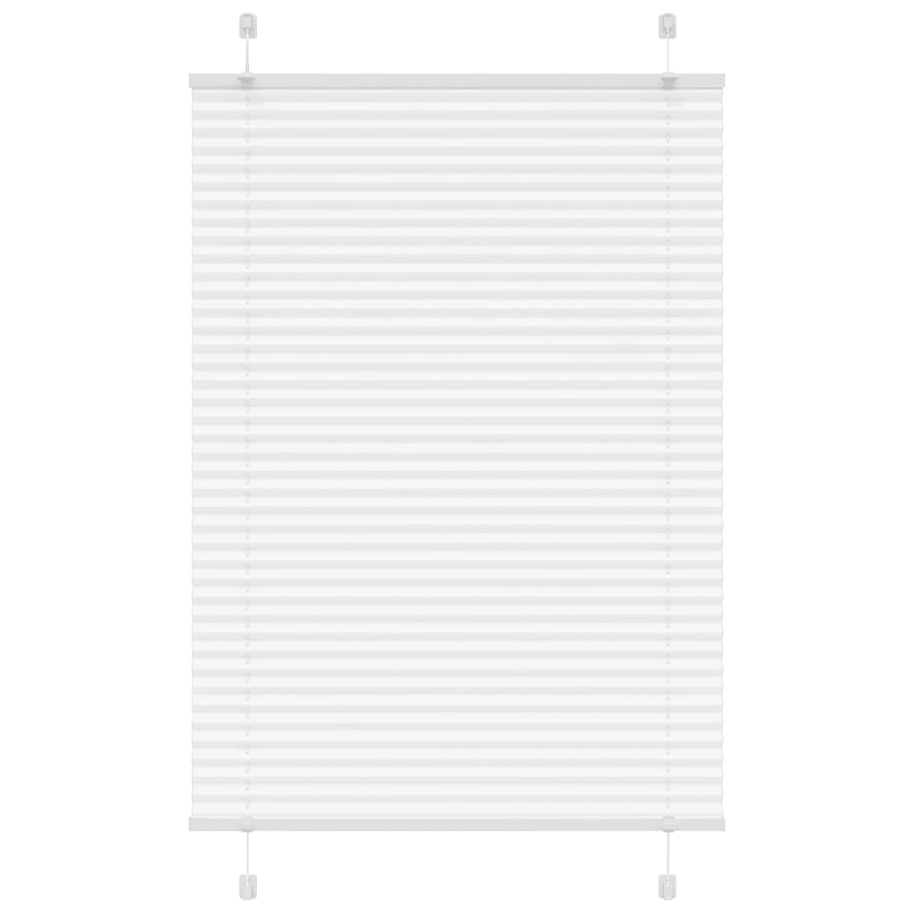 Store plissé blanc 90x150 cm largeur du tissu 89,4 cm polyester