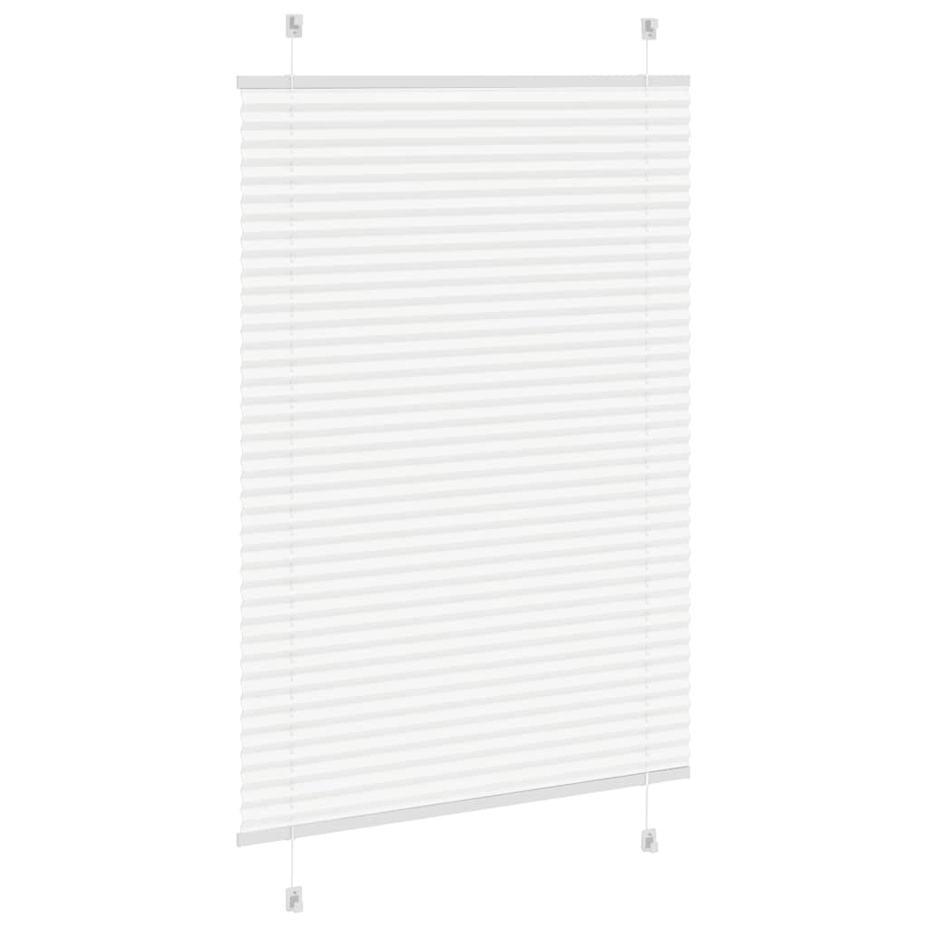 Store plissé blanc 90x150 cm largeur du tissu 89,4 cm polyester