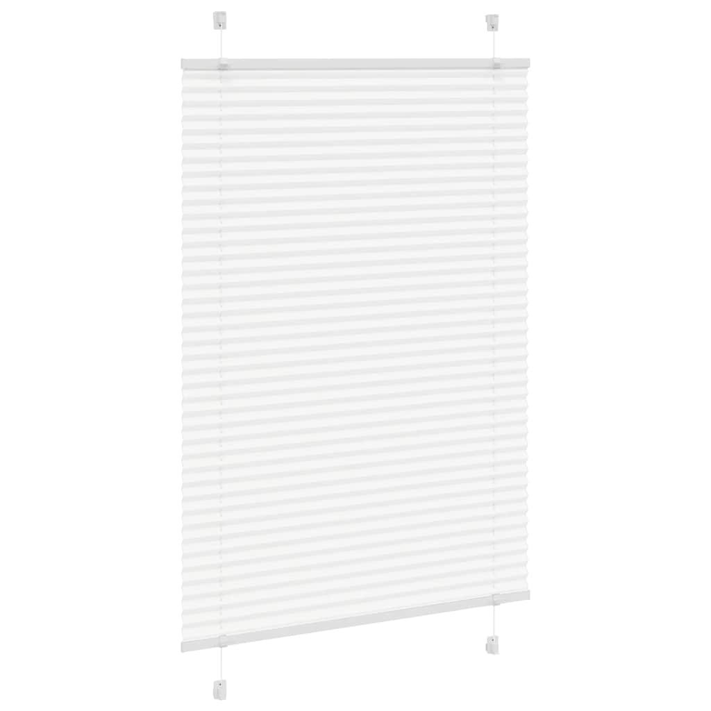 Store plissé blanc 95x150 cm Largeur du tissu 94,4 cm Polyester