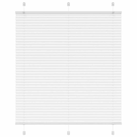 Store plissé blanc 115x150 cm largeur du tissu 114,4 cm Polyester