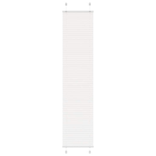 Pleated Blind White 45x200 cm Fabric Width 44.4 cm Polyester