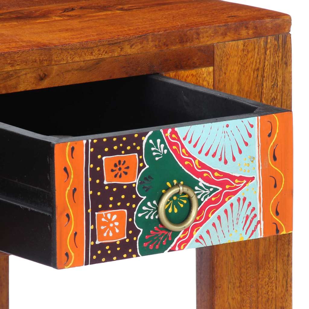 Desk with Storage Drawers Brown 100 x 50 x 75 cm