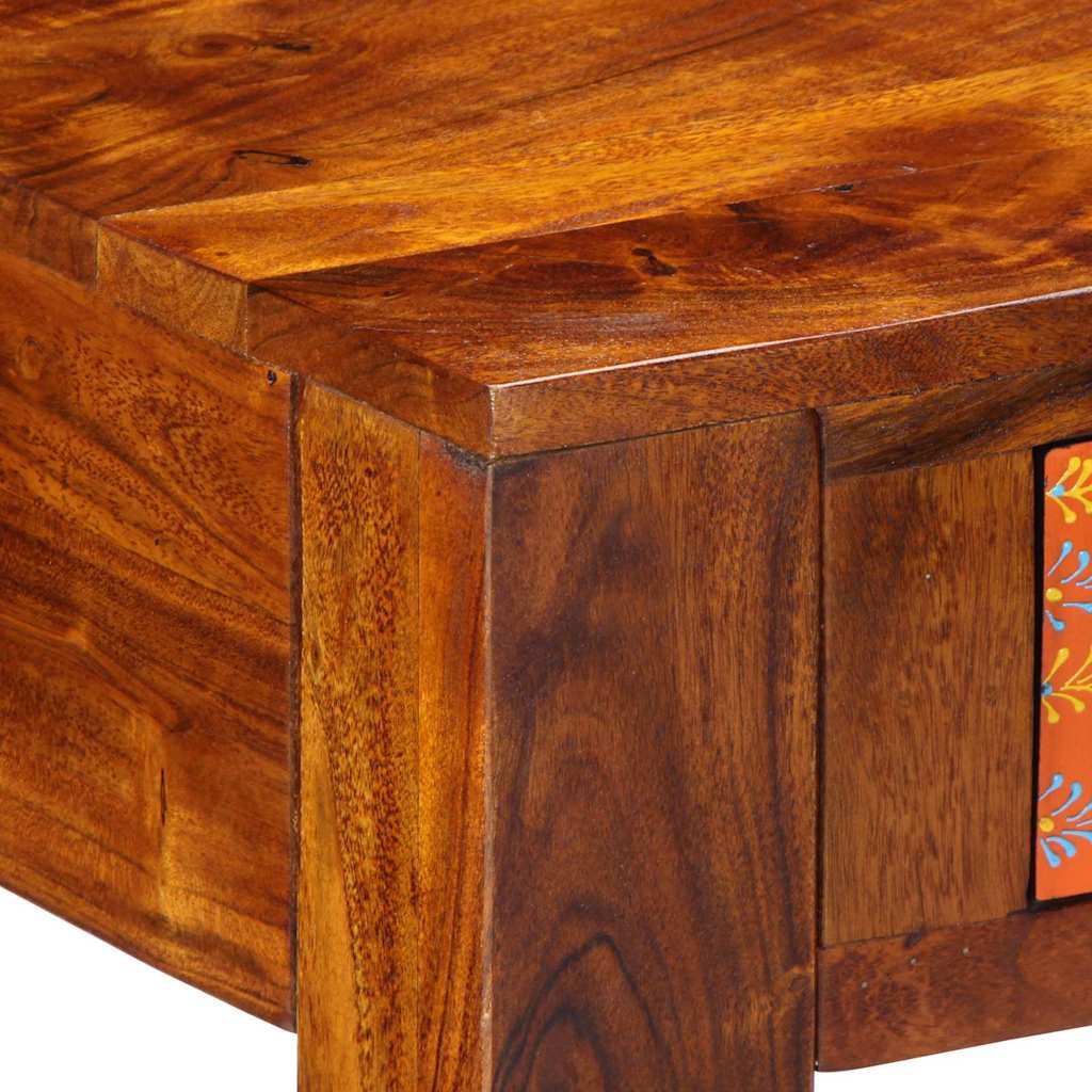 Desk with Storage Drawers Brown 100 x 50 x 75 cm