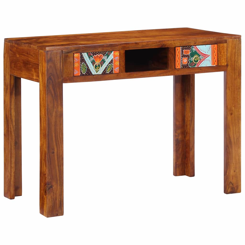 Desk with Storage Drawers Brown 100 x 50 x 75 cm