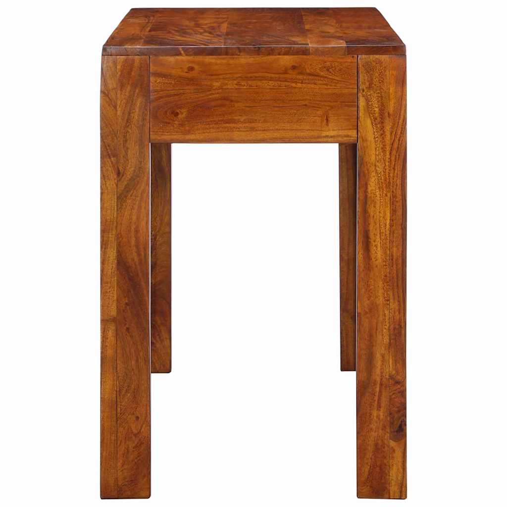 Desk with Storage Drawers Brown 100 x 50 x 75 cm
