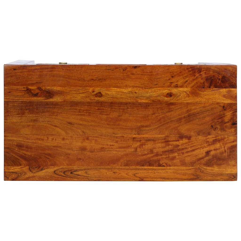 Desk with Storage Drawers Brown 100 x 50 x 75 cm