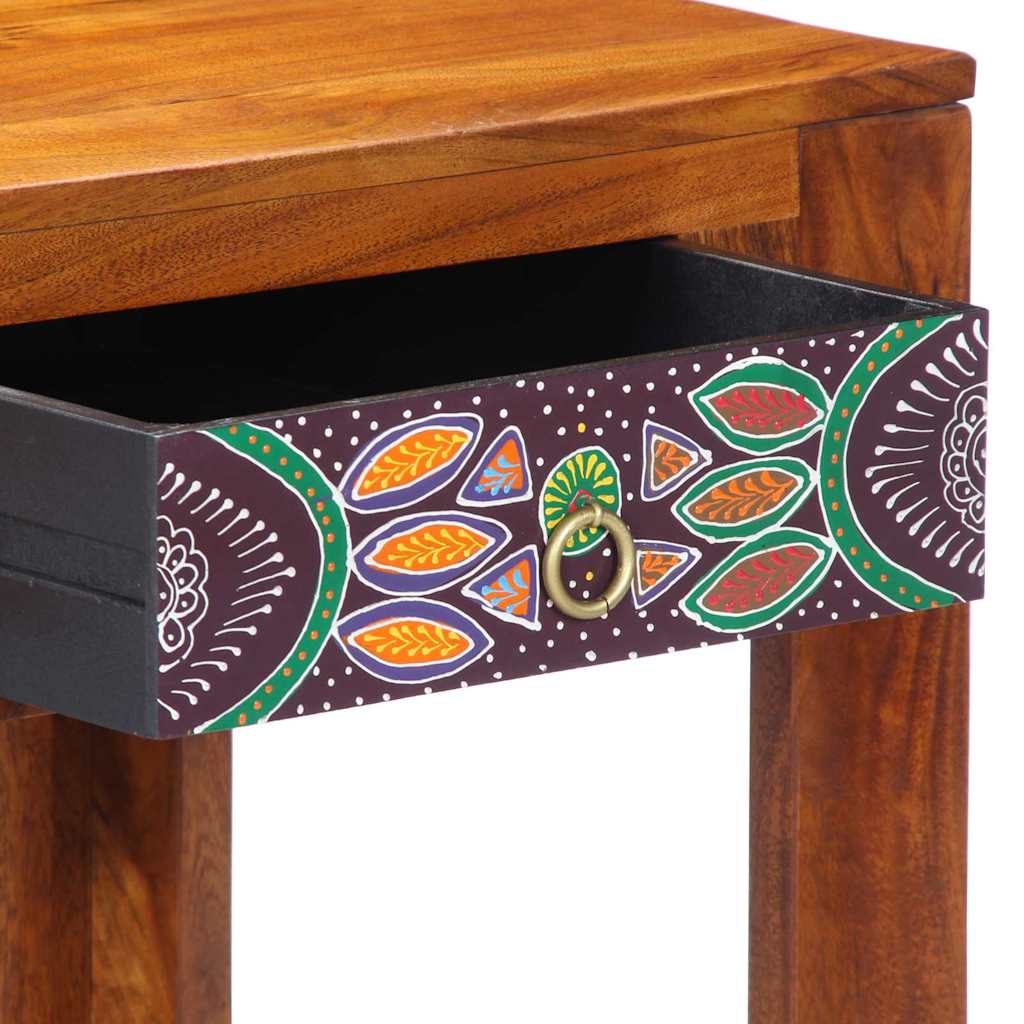 Desk with Drawers and Storage Brown 100 x 50 x 75 cm