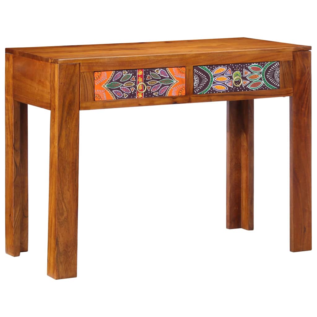 Desk with Drawers and Storage Brown 100 x 50 x 75 cm