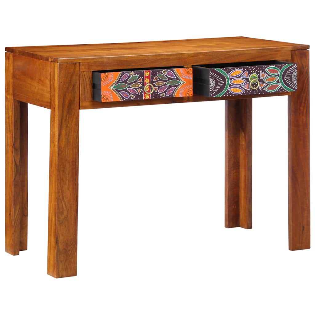 Desk with Drawers and Storage Brown 100 x 50 x 75 cm