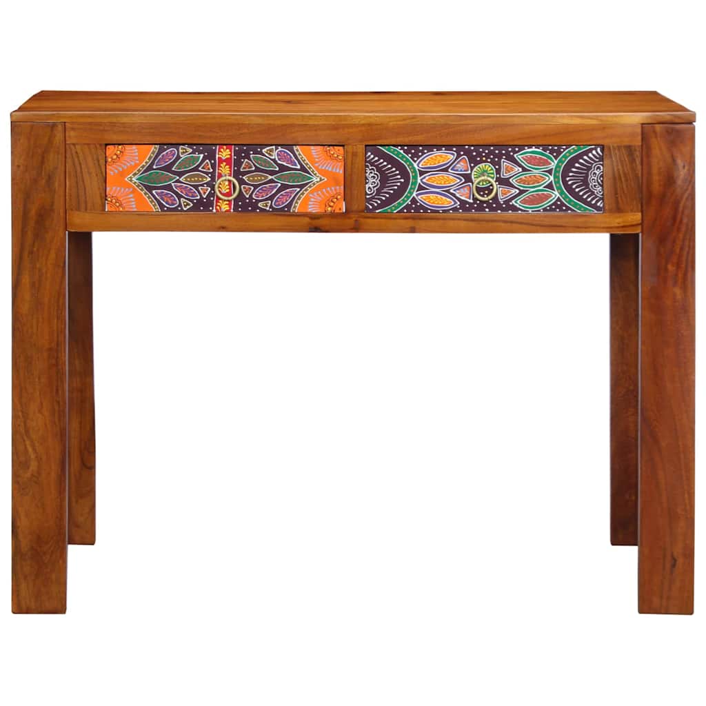 Desk with Drawers and Storage Brown 100 x 50 x 75 cm